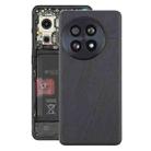 For OnePlus 13 CPH2655 CPH2653 PJZ110 Original Glass Battery Back Cover with Camera Lens(Matte Black) - 1