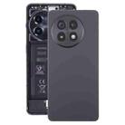 For OnePlus Ace 5 5G Original Glass Battery Back Cover with Camera Lens(Matte Gray) - 1