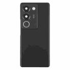 For vivo S17t 5G Original Battery Back Cover with Camera Lens(Black) - 2
