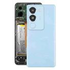 For vivo S17t 5G Original Battery Back Cover with Camera Lens(Blue) - 1