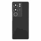 For vivo S17 Pro 5G V2284A Original Battery Back Cover with Camera Lens(Black) - 2