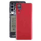 For LG Velvet 5G US Version Original Back Cover(Red) - 1