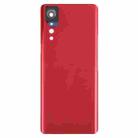 For LG Velvet 5G US Version Original Back Cover(Red) - 2