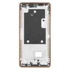 For Sony Xperia Ace III Middle Frame Bezel Plate (Orange) - 2