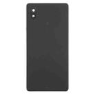 For Sony Xperia Ace III Back Cover with Camera Lens Cover(Black) - 2