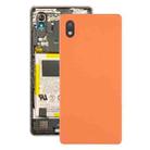 For Sony Xperia Ace III Back Cover with Camera Lens Cover(Orange) - 1