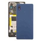For Sony Xperia Ace III Back Cover with Camera Lens Cover(Blue) - 1