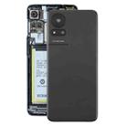 For TCL 50 LE Original Back Cover with Camera Lens Cover(Black) - 1