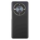 For Honor X9b Back Cover with Camera Lens Cover(Black) - 2
