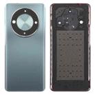 For Honor X9b Back Cover with Camera Lens Cover(Green) - 1