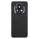 For Honor Magic6 Back Cover with Camera Lens Cover(Black) - 2