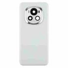 For Honor Magic6 Back Cover with Camera Lens Cover(White) - 2
