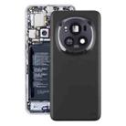 For Honor Magic6 Pro Back Cover with Camera Lens Cover(Black) - 1