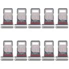 For Motorola Edge 60 Pro 10pcs Original SIM Card Tray + SIM Card Tray (Green) - 1