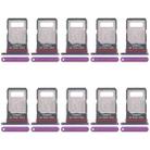 For Motorola Edge 60 Pro 10pcs Original SIM Card Tray + SIM Card Tray (Purple) - 1