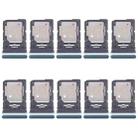 For Motorola Edge 60 Fusion 10pcs Original SIM Card Tray + SIM Card Tray / Micro SD Card Tray (Green) - 1