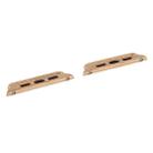 2 PCS for Apple Watch 38mm Metal Strap Connector Metal Buckle with Screwdrivers Tool(Gold) - 2