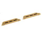 2 PCS for Apple Watch 38mm Metal Strap Connector Metal Buckle(Gold) - 3
