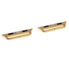 2 PCS for Apple Watch 38mm Metal Strap Connector Metal Buckle(Gold) - 4