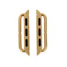 2 PCS for Apple Watch 42mm Metal Strap Connector Metal Buckle(Gold) - 2