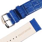 Kakapi for Apple Watch 38mm Crocodile Texture Classic Buckle Genuine Leather Watchband, Only Used in Conjunction with Connectors (S-AW-3291)(Blue) - 4