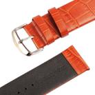 Kakapi for Apple Watch 42mm Crocodile Texture Classic Buckle Genuine Leather Watch Band, Only Used in Conjunction with Connectors (S-AW-3293)(Brown) - 4