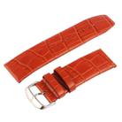 Kakapi for Apple Watch 42mm Crocodile Texture Classic Buckle Genuine Leather Watch Band, Only Used in Conjunction with Connectors (S-AW-3293)(Brown) - 6