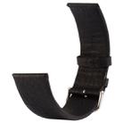 Kakapi for Apple Watch 42mm Buffalo Hide Classic Buckle Genuine Leather Watchband, Only Used in Conjunction with Connectors (S-AW-3293)(Black) - 4