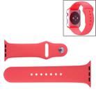 For Apple Watch Sport 42mm High-performance Rubber Sport Watch Band with Pin-and-tuck Closure(Pink) - 1