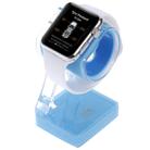 Plastic Charger Holder for Apple Watch 38mm & 42mm, Stand for iPhone 6s & 6s Plus, iPhone 6 & 6 Plus, iPhone 5 & 5S, Galaxy S6 / S5, HTC, Nokia, Sony(Blue) - 1