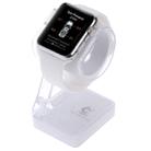 Plastic Charger Holder for Apple Watch 38mm & 42mm, Stand for iPhone 6s & 6s Plus, iPhone 6 & 6 Plus, iPhone 5 & 5S, Galaxy S6 / S5, HTC, Nokia, Sony(White) - 1