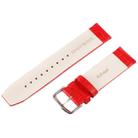 Kakapi for Apple Watch 38mm Crocodile Texture Brushed Buckle Genuine Leather Watchband, Only Used in Conjunction with Connectors (S-AW-3291)(Red) - 5