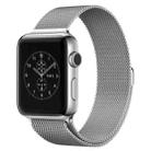 For Apple Watch 42mm Milanese Loop Magnetic Stainless Steel Watch Band(Silver) - 1
