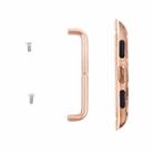 For Apple Watch 38 / 40 / 41mmMetal Strap Connector Metal Buckle, Pair(Rose Gold) - 3