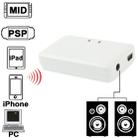 Mini Bluetooth Music Receiver for iPhone 4 & 4S / 3GS / 3G / iPad 3 / iPad 2 / Other Bluetooth Phones & PC, Size: 60 x 36 x 15mm (White) - 1