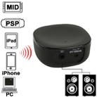 Mini Bluetooth Music Receiver for iPhone 4 & 4S / 3GS / 3G / iPad 3 / iPad 2 / Other Bluetooth Phones & PC, Size: 46 x 46 x 20mm(Black) - 1