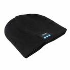 Knitted Bluetooth Headset Warm Winter Hat with Mic for Boy & Girl & Adults(Black) - 3