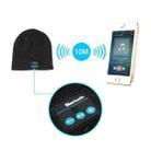 Knitted Bluetooth Headset Warm Winter Hat with Mic for Boy & Girl & Adults(Black) - 8