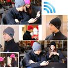 Knitted Bluetooth Headset Warm Winter Hat with Mic for Boy & Girl & Adults(Black) - 9