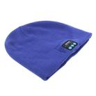 Knitted Bluetooth Headset Warm Winter Hat with Mic for Boy & Girl & Adults(Blue) - 3