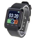 U80 Bluetooth Health Smart Watch 1.5 inch LCD Screen for Android Mobile Phone, Support Phone Call / Music / Pedometer / Sleep Monitor / Anti-lost(Black) - 1