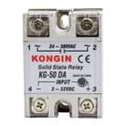 KONGIN KG-50DA AC 24-380V Solid State Relay for PID Temperature Controller, Input: DC 3-32V - 4