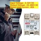 SSR-40DA AC 24-480V Solid State Relay for PID Temperature Controller, Input: DC 3-32V - 4