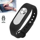 WR-06 Wearable Wristband 8GB Digital Voice Recorder Wrist Watch, One Button Long Time Recording(Black) - 1