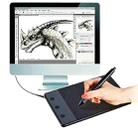 HUION H420 Computer input Device 4.17 x 2.34 inch 4000LPI Drawing Tablet Drawing Board with Pen - 1