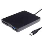 USB Portable Diskette Drive, USB External Floppy Drive(Black) - 1