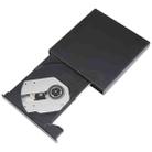 USB Slim Portable Optical Drive (CD-ROM)(Black) - 4
