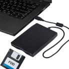 3.5 inch 1.44MB FDD Portable USB External Floppy Diskette Drive for Laptop, Desktop - 5