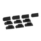 Anti-dust Stopper for All USB Ports (10 pcs in one packaging, the price is for 10 pcs), Black(Black) - 1