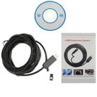 0.3MP Waterproof USB Endoscope Snake Tube Inspection Camera with 6 LED for Parts of OTG Function Android Mobile Phone, Length: 2m, Lens Diameter: 7mm(Black) - 6